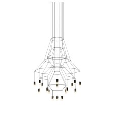 Подвесной светильник Vibia Wireflow 0315 Black