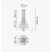 Подвесной светильник Vibia Wireflow 0315 Black