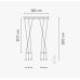 Подвесной светильник Vibia Wireflow 0338 Black