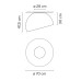 Потолочный светильник Vibia Duo 4880 Graphite