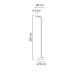 Торшер Vibia Pin 1660 Black