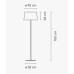 Торшер Vibia Warm 4906 Brown