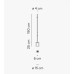Уличный светильник Vibia Bamboo 4804 Oxide