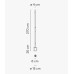 Уличный светильник Vibia Bamboo 4805 Off White