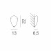 Настенный светильник Vistosi AP CALICE 22 RS OR