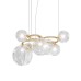Подвесной светильник Vistosi Puppet Ring 7 crystal/matt gold