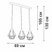 Подвесной светильник Vitaluce V2803 V2803-1/3S