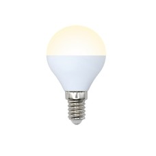 Лампа светодиодная (UL-00003820) Volpe E14 7W 3000K матовая LED-G45-7W/WW/E14/FR/NR