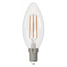 Лампа светодиодная филаментная Volpe E14 6W 3000K прозрачная LED-C35-6W/3000K/E14/CL/SLF UL-00008328