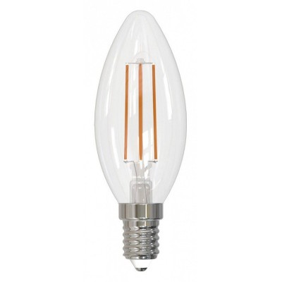 Лампа светодиодная филаментная Volpe E14 6W 3000K прозрачная LED-C35-6W/3000K/E14/CL/SLF UL-00008328