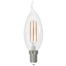 Лампа светодиодная филаментная Volpe E14 6W 3000K прозрачная LED-CW35-6W/3000K/E14/CL/SLF UL-00008336
