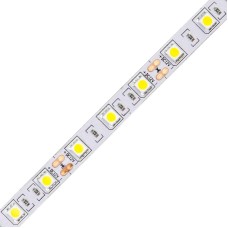Светодиодная лента Volpe 14,4W/m 60LED/m 5050SMD теплый белый 5M ULS-Q221 5050-60LED/m-10mm-IP20-DC12V-14,4W/m-5M-3000K UL-00004353