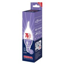 Лампа светодиодная Volpe LED-CW37 E14 9Вт 6500K UL-00010990