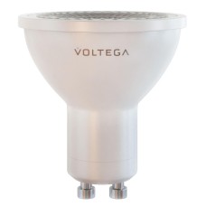 Лампа светодиодная Voltega GU10 6W 4000К прозрачная VG2-S1GU10cold6W-D 7109