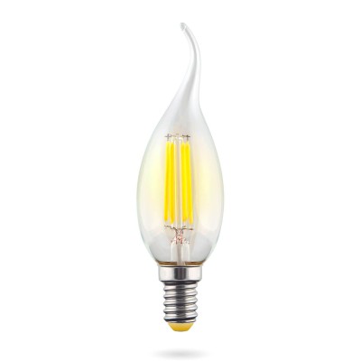 Лампа светодиодная Voltega E14 6W 4000К шар прозрачный VG10-CW1E14cold6W-F 7018