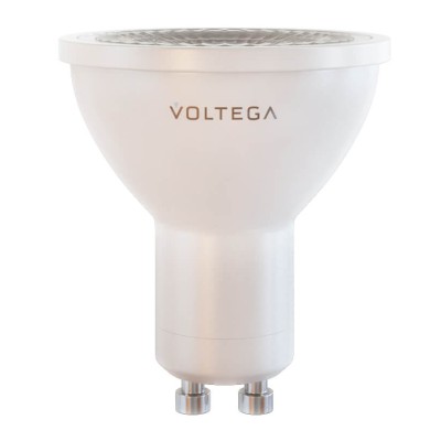 Лампа светодиодная Voltega GU10 7W 4000К прозрачная VG2-S1GU10cold7W 7061
