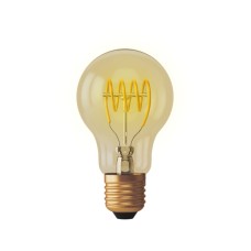 Лампа светодиодная диммируемая Voltega E27 4W 2800К груша прозрачная VG10-A60GE27warm4W-FB 7078