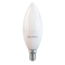 Лампа светодиодная Voltega E14 10W 4000К матовая VG2-C37E14warm10W 7065