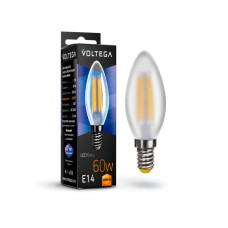 Лампа светодиодная Voltega E14 6W 2800К матовая VG10-CW2E14warm6W-F 7025