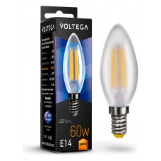 Лампа светодиодная Voltega Candel matt 6W E14 6Вт 2800K 7044