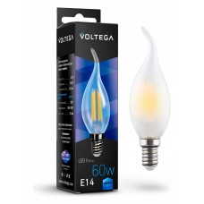 Лампа светодиодная Voltega Candel wind matt 6W E14 6Вт 4000K 7026
