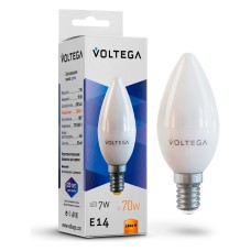 Лампа светодиодная Voltega Candle 7W E14 7Вт 2800K 7048