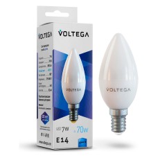 Лампа светодиодная Voltega Candle 7W E14 7Вт 4000K 7049