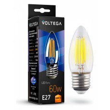 Лампа светодиодная Voltega Candle E27 6W E27 6Вт 2800K 7046