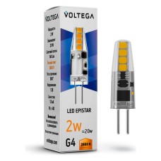 Лампа светодиодная Voltega Capsule G4 G4 2Вт 2800K 7142