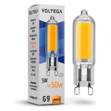 Лампа светодиодная Voltega Capsule G9 5Вт 2800K 7090