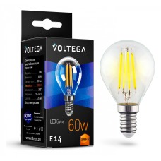 Лампа светодиодная Voltega Globe 6W E14 6Вт 2800K 7021
