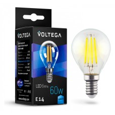 Лампа светодиодная Voltega Globe 6W E14 6Вт 4000K 7022