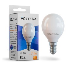 Лампа светодиодная Voltega Globe 7W E14 7Вт 2800K 7054
