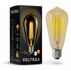 Лампа светодиодная Voltega ST64 E27 6Вт 2800K 5526