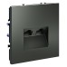 Розетка двойная Ethernet RJ-45 без рамки Voltum S70 VLS060206