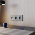 Розетка с заземлением и со шторкой и 2хUSB type A и C, без рамки Voltum S70 VLS040506
