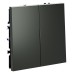 Выключатель двухклавишный без рамки Voltum S70 VLS020106