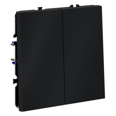 Выключатель двухклавишный без рамки Voltum S70 VLS020107