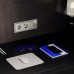 Выключатель двухклавишный без рамки Voltum S70 VLS020604
