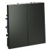 Выключатель двухклавишный без рамки Voltum S70 VLS020606