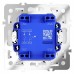 Выключатель двухклавишный с подсветкой без рамки Voltum S70 VLS020203