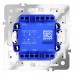 Выключатель проходной двухклавишный без рамки Voltum S70 VLS020302