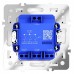 Выключатель трехклавишный без рамки Voltum S70 VLS030103