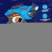 Электронный тир LASERPRO GUN с летающей мишенью, звуковые эффекты, работает от батареек