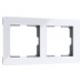 Рамка на 2 поста Werkel Acrylic белый 4690389184840 W0022701