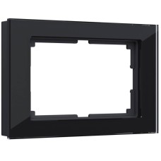 Рамка для двойной розетки Werkel Favorit черный W0081108 4690389160226