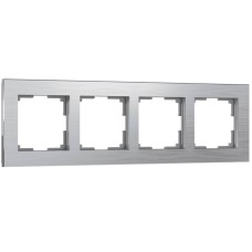 Рамка на 4 поста Werkel Aluminium алюминий W0041706 4690389158070
