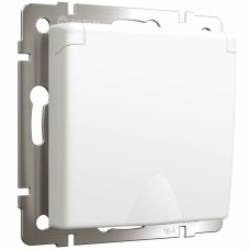 Розетка с заземлением и шторками c крышкой Werkel 4690389184758 W1171261