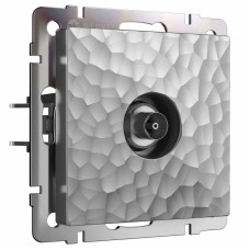 ТВ-розетка Werkel Hammer серебряный 4690389163074