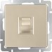 Розетка Werkel Ethernet RJ-45 шампань W1181011 4690389157479